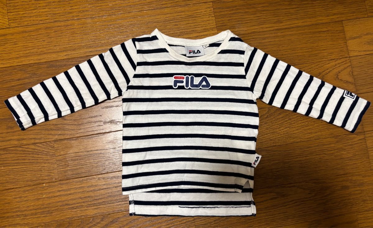 FILA 長袖Tシャツ ロンT ボーダー