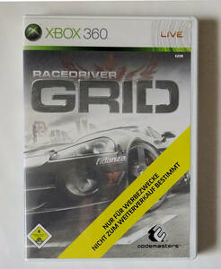 新品 ★ レースドライバーグリッド RACE DRIVER GRID EU版 ★ XBOX 360 