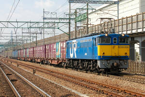 鉄道 デジ 写真 画像 EF65-1059 試験塗装 貨物列車 4