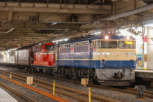 鉄道 デジ 写真 画像 EF65-501 DD51 旧型客車 配給 1