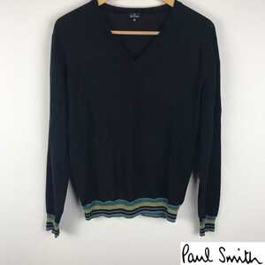  beautiful goods Paul Smith long sleeve knitted black size M goods can be returned talent free shipping 