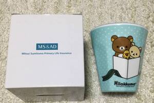  не продается трудно найти Rilakkuma melamin cup Mitsui Sumitomo море сверху primary жизнь прекрасный товар не использовался голубой с коробкой 