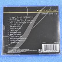 CD　マーヴィン・ゲイ　MARVIN GAYE / GOLDEN LEGENDS： LIVE　輸入盤 2005年　ソウル ファンク　ライヴ盤_画像2