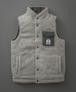  новый товар бесплатная доставка #FIDELITY × URBAN RESEARCH специальный заказ BOA/NYLON SOLID REVERSIBLE VEST боа двусторонний лучший # Urban Research 