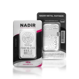 NADIRnati-ru silver 999 in goto100 gram new goods serial number attaching . silver metal 