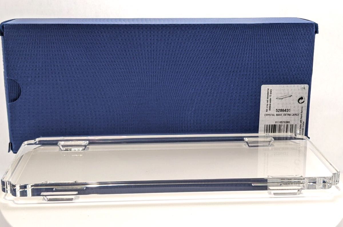 美品　スワロフスキー　ディスプレイ台　飾り台　プレート　ラージ　XLサイズ