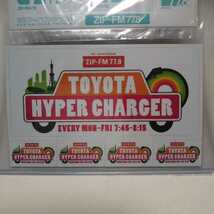 ZipーFM 77.8 ステッカー 2枚セット(TOYOTA HYPER CHARGER…_画像3