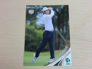 EPOCH JPLGA 2020　No.62　中西絵里奈　女子ゴルフ　レギュラーカード