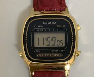 【訳あり商品】CASIO LA-670WGA GD/RD レディース腕時計