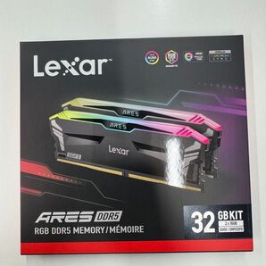 【新品未開封】Lexar ARES DDR5 RGB 32GB KIT (2x16GB) 6000 XMP/EXPO