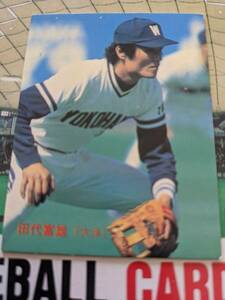 1983年 カルビー プロ野球カード 大洋 田代富雄 No.114
