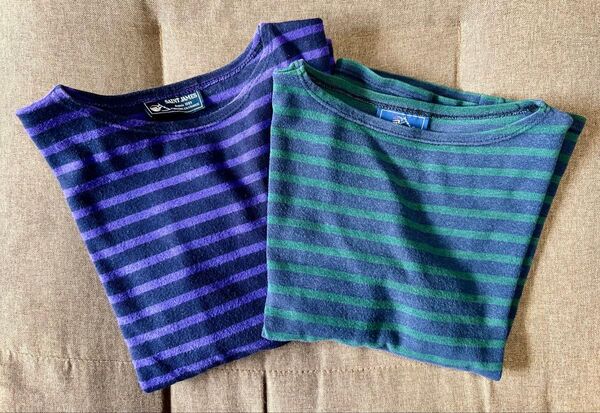 SAINT JAMES ボーダー長袖Tシャツ 2枚セット(送料込)