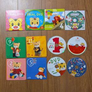 こどもちゃれんじぷち本編DVD4枚、他◆1〜2歳向け