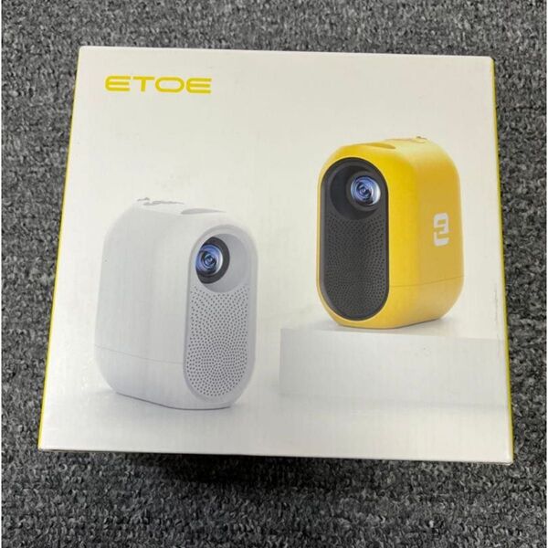 ETOE プロジェクター ホワイト A1212 1080P 家庭用 ホームプロジェクター