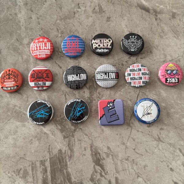 三代目 J Soul Brothers HIGH & LOW 缶バッチ