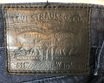 即決 Levi's 511 リーバイス ジーンズ ジーパン デニム パンツ ストレッチパンツ メンズ W30 ウエスト約78cm Mサイズ相当_画像9