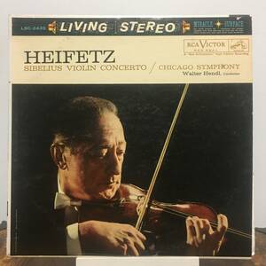 ◆ ストリングス ◆ Heifetz ◆ Sibelius Violin Concerto ◆ RCA Victor 米　深溝
