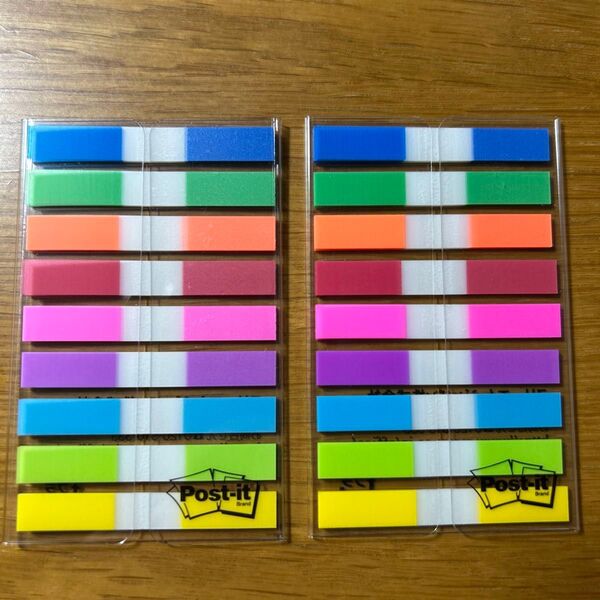3M Post-it ポストイット ジョーブ 透明見出し マルチカラー 2個セット