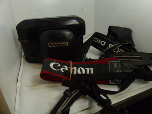  Canon range finder 7 original leather hard case + original strap 3ps.