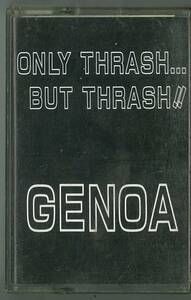 GENOA | BLACK TAPE~ONLY THRASH... BUT THRASH cassette tape inspection key doom shellshock jurassic jade united outrage casbah