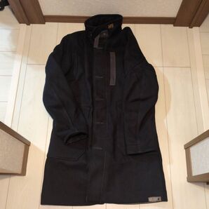 ジースターロゥ G-Star raw ロングコート 超美品 古着 Lサイズ ブラック ヴィンテージ 黒