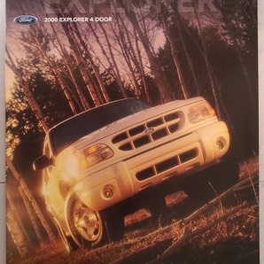 Ford　2000　EXPLORER　車体カタログ　エクスプローラー　ポスターカタログ　古本・即決・送料無料　管理№ 2638 CB04