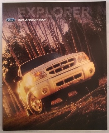 Ford 2000 EXPLORER 車体カタログ エクスプローラー ポスターカタログ 古本・即決・送料無料 管理№ 2638 CB04