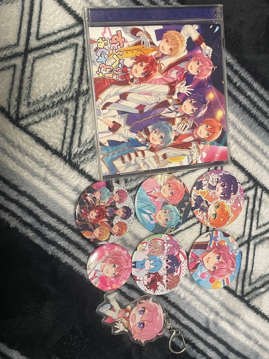 すとぷり 缶バッジ グッズ アクリルキーホルダー セット CD