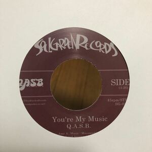 【新品 未聴品】Q.A.S.B. / You're my music / Jennifer 7inch EP