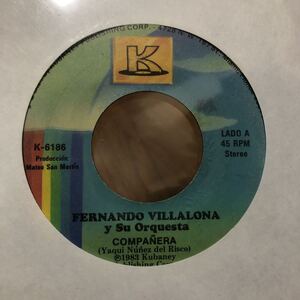 y su orquesta / fernandito villalona 7inch EP クボタタケシ 入手難 希少