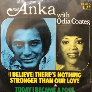 Paul Anka / (I Believe) There's Nothing Stronger Than Our Love 7inch EP