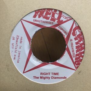 The Mighty Diamonds / RIGHT TIME 7inch EP REGGAE