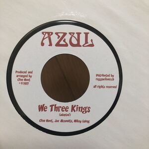 Clive Hunt , Joe Aksum , Michael Laing / We Three Kings 7inch EP Horace Andy