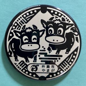  manhole [ magnet ] Ooita prefecture .. city mountain . cow 2 head 