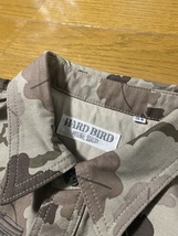 未使用☆【HARD BIRD by The Flat Head】カモフラミリタリーシャツ HMS-02W MILITARY L/S SHIRT ハードバード カーキ 34 フラッドヘッド_画像4