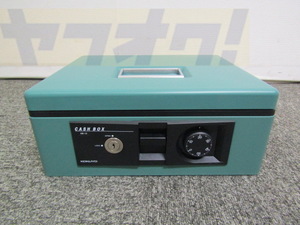 手提げ金庫 KOKUYO【中古品】CASH BOX 机上用品 鍵 ダイヤル錠付【CB-12】コクヨ