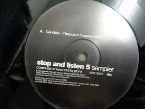 STOP AND LISTEN 5 SAMPLER/CANDIDO/FANIA ALL STARS/3705