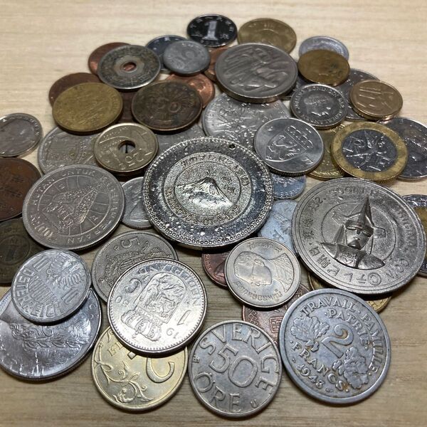 日本古銭 外国硬貨 記念メダル コイン 世界 アンティーク コレクション 258