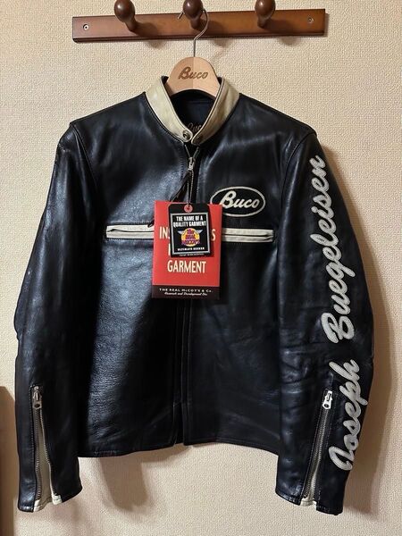 希少 REAL McCOY'S BUCO J-100 PROMOTION JACKET ブコ ライダースジャケット BJ9101