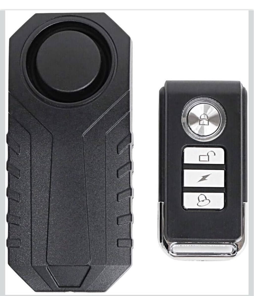 セキュリティアラーム 振動感知型 ワイヤレス リモコン ブザー 盗難防止