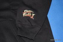 ストリートファイターⅡ L　黒 メンズ　パーカー　ゲームパッケージ柄　Street Fighter Ⅱ ストⅡ　新品 未使用 クリックポスト可_画像3