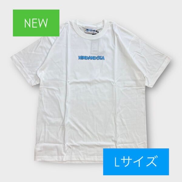 WIND AND SEA SMURFS WDS S/S TEE スマーフ L 白 半袖 Tシャツ 未着用