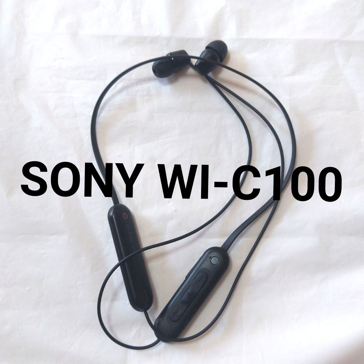 ブラック WI-C100 ソニー ワイヤレスステレオヘッドセット ワイヤレスイヤホン イヤホン Bluetooth