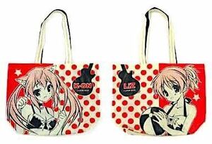 【送料無料】けいおん! K-ON! 中野 梓 平沢 憂 リバーシブルLOVELYトートバッグ　縦33×横43×マチ12cm 放課後ティータイム HTT