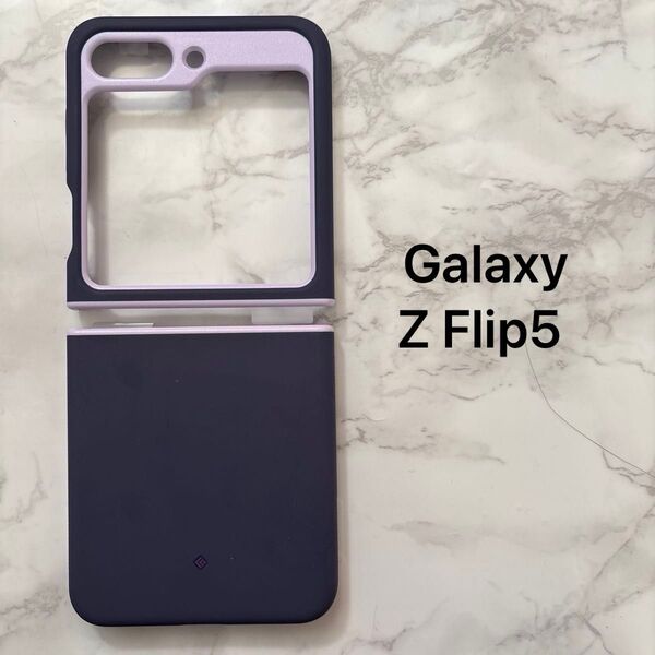Galaxy Z Flip5 ケース Caseology Nano Pop 紫 耐衝撃 おしゃれ