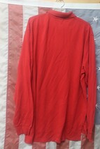 【SW-0456】ラルフローレン　　鹿ノ子ポロシャツ　長袖（XL）赤【中古良品】_画像2