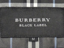 即決★BURBERRY BLACK LABEL★メンズM 廃版 ピーコート バーバリーブラックレーベル 黒 ノバチェック 三陽商会正規 テーラードジャケット_画像7