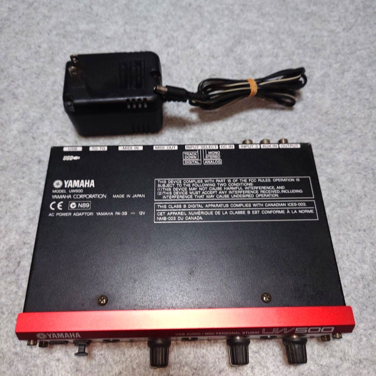 YAMAHA オーディオインターフェイス UW500 ジャンク品