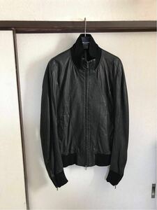 [Дешевый! ] [Популярные предметы] Kazuyuki Kumagai Attactment Leather Jacket Blouson быстро победитель