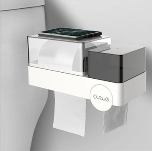 CC027：多機能 バスルーム 耐水性 トイレットペーパー ラック ペーパータオル 収納ホルダー 壁掛け ティッシュボックス 便利 おしゃれ